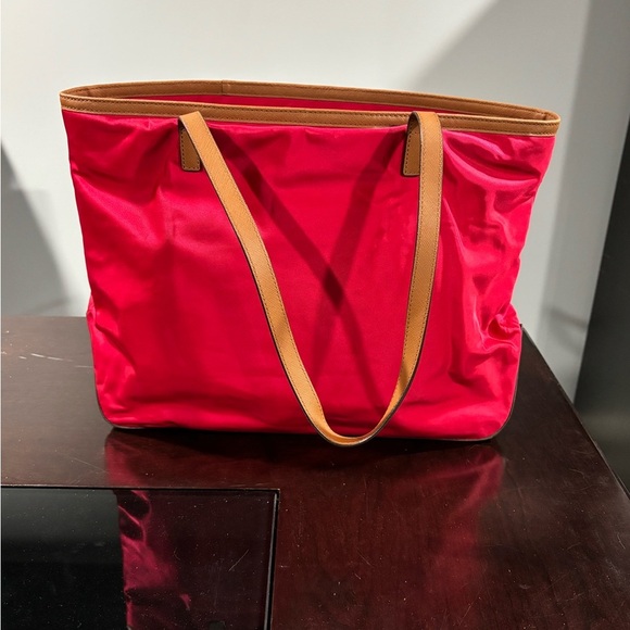 Michael Kors Red Tote Bag - Picture 3 of 8